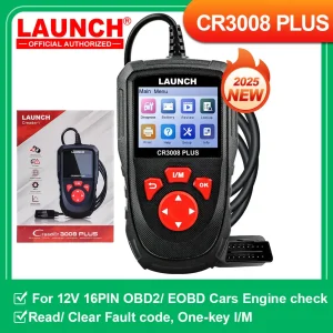 LAUNCH X431 CR3008 PLUS Full OBD2 Diagnostic Tools Car OBD OBD2 Automotive Scanner Check Engine Battery Free Update Online